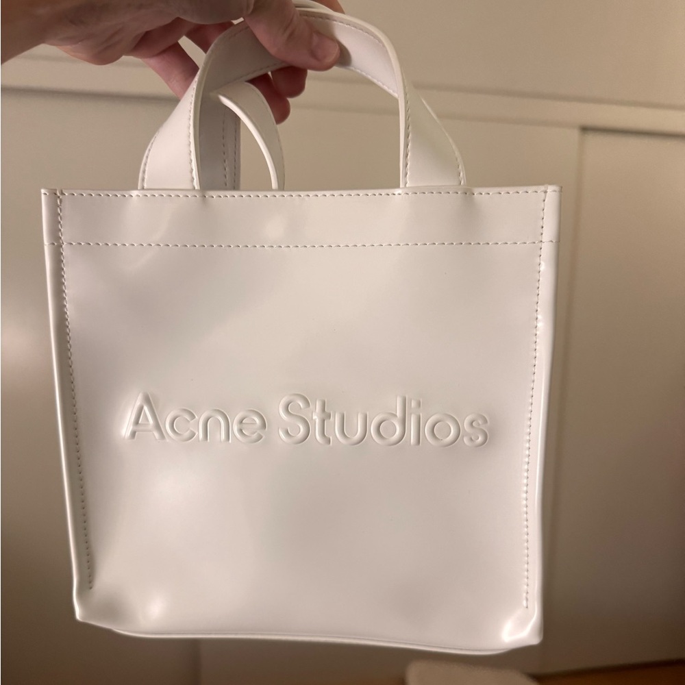 Acne Studios White Tote Bag - Picture 2 of 7